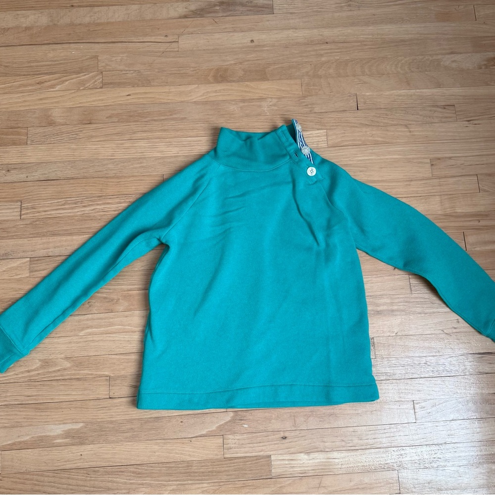 Crewcuts Green Button-Collar Top